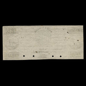 Canada, Jno. Molson (fils), 3 francs : 1838
