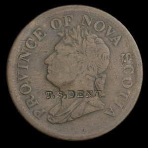 Canada, Province de la Nouvelle-Écosse, 1 penny : 1832