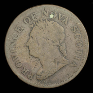 Canada, Province de la Nouvelle-Écosse, 1 penny : 1832