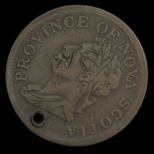 Canada, Province de la Nouvelle-Écosse, 1 penny : 1832