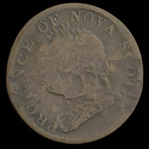 Canada, Province de la Nouvelle-Écosse, 1/2 penny : 1832