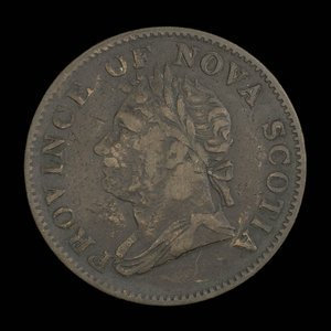 Canada, Province de la Nouvelle-Écosse, 1/2 penny : 1832