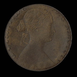 Canada, Victoria, 1 cent : 1864