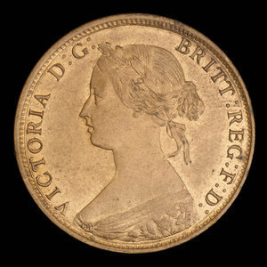 Canada, Province de la Nouvelle-Écosse, 1 cent : 1864