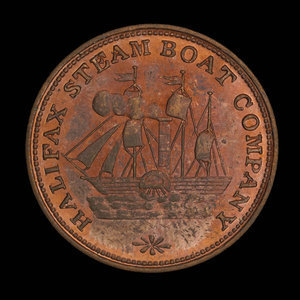Canada, Halifax Steamboat Company, 1 tarif : 1870