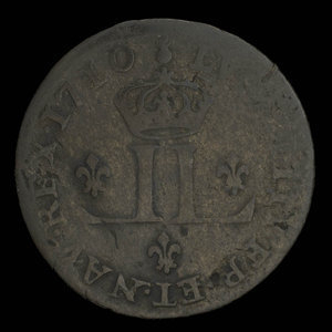 France, Louis XIV, mousquetaire (30 deniers) : 1710