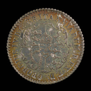 Grande-Bretagne, George IV, 1/16 dollar : 1822
