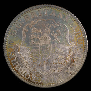 Grande-Bretagne, George IV, 1/8 dollar : 1822