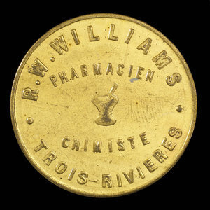 Canada, R.W. Williams, aucune dénomination : 1891