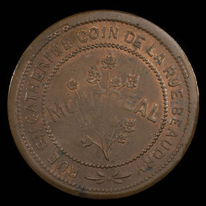 Canada, T. Bergeron, aucune dénomination : 1895