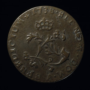 France, Louis XV, 2 sous : 1738