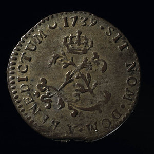 France, Louis XV, 2 sous : 1739