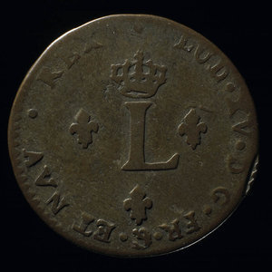 France, Louis XV, 2 sous : 1739