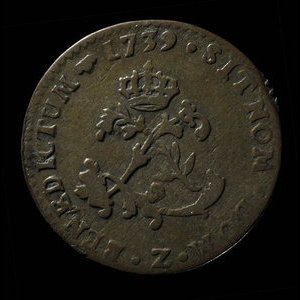 France, Louis XV, 2 sous : 1739