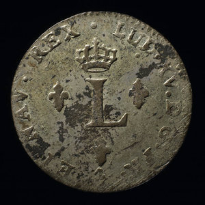 France, Louis XV, 2 sous : 1757