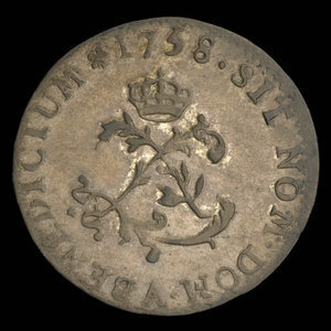 France, Louis XV, 2 sous : 1758