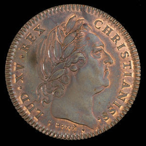 France, Louis XV, aucune dénomination : 1754