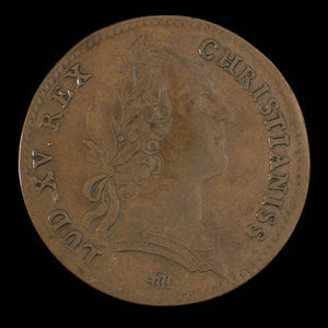 France, Louis XV, aucune dénomination : 1754