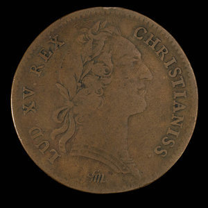 France, Louis XV, aucune dénomination : 1755