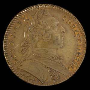 France, Louis XV, aucune dénomination : 1755