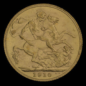 Canada, Édouard VII, 1 souverain : 1910