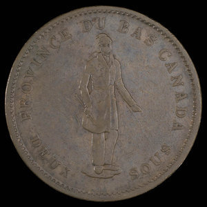 Canada, Banque de la Cité, 1 penny : 1837