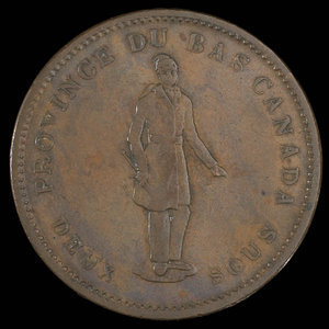 Canada, Banque de la Cité, 1 penny : 1837