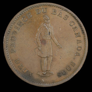 Canada, Banque du Peuple (People's Bank), 1 penny : 1837