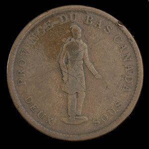 Canada, Banque du Peuple (People's Bank), 1 penny : 1837