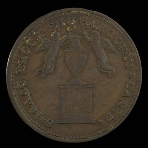 Canada, inconnu, 1/2 penny : 1816