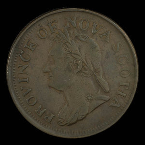 Canada, Province de la Nouvelle-Écosse, 1 penny : 1832