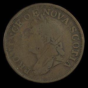 Canada, Province de la Nouvelle-Écosse, 1 penny : 1832