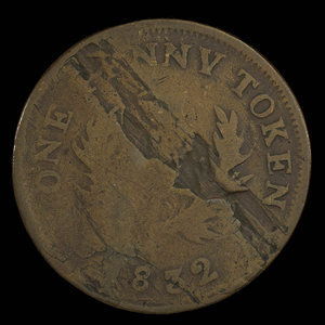 Canada, Province de la Nouvelle-Écosse, 1 penny : 1832