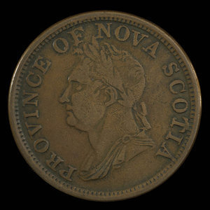 Canada, Province de la Nouvelle-Écosse, 1 penny : 1832