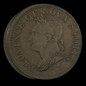 Canada, Province de la Nouvelle-Écosse, 1 penny : 1832