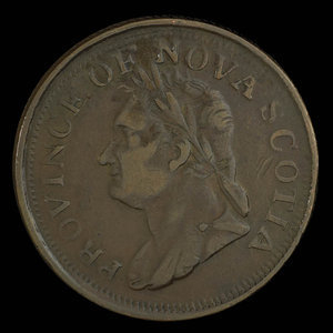 Canada, Province de la Nouvelle-Écosse, 1 penny : 1832