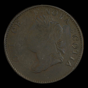 Canada, Province de la Nouvelle-Écosse, 1/2 penny : 1832