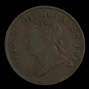 Canada, Province de la Nouvelle-Écosse, 1/2 penny : 1832