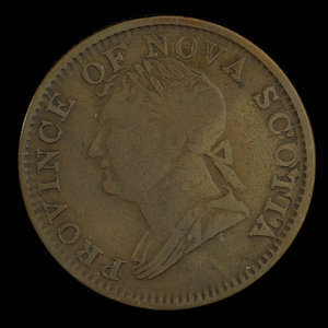 Canada, Province de la Nouvelle-Écosse, 1/2 penny : 1832