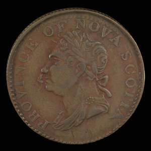 Canada, Province de la Nouvelle-Écosse, 1/2 penny : 1832