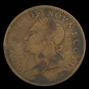 Canada, Province de la Nouvelle-Écosse, 1/2 penny : 1832