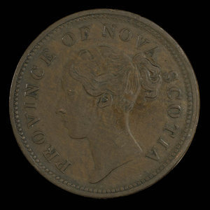 Canada, Province de la Nouvelle-Écosse, 1 penny : 1840