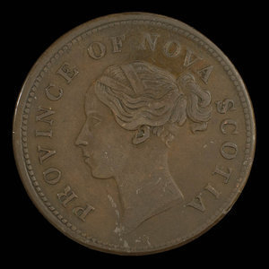 Canada, Province de la Nouvelle-Écosse, 1 penny : 1840