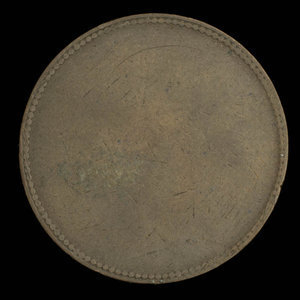 Canada, inconnu, 1/2 penny : 1835