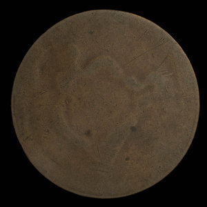 Canada, inconnu, 1/2 penny : 1838