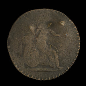 Canada, inconnu, 1/2 penny : 1838