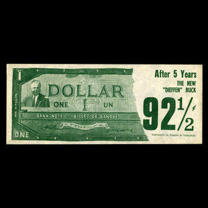 Canada, inconnu, 92 1/2 cents : 1963