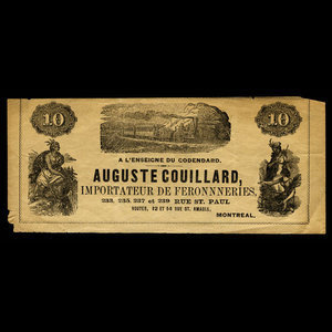 Canada, Auguste Couillard, aucune dénomination : 1887
