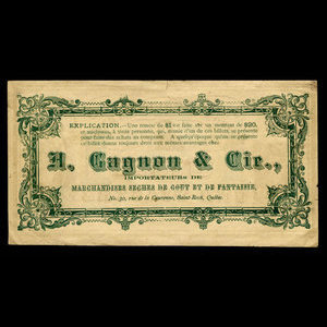 Canada, Maison Jacques Cartier, 1 dollar : 1915