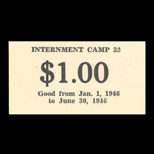 Canada, Camp 32, 1 dollar : 1 juin 1946